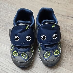 Reebok Royal Kids Navy and Gray Shoes with Octopus Fun Design Toddler 8